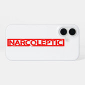 Coque iPhone 16 Timbre narcotique (Verso Horizontal)