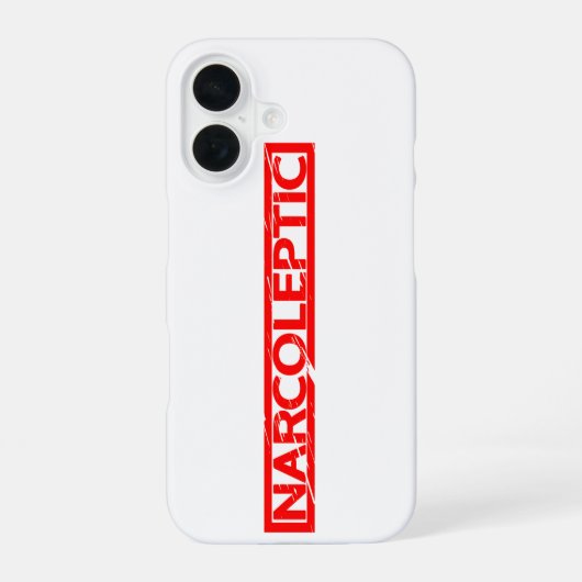 Coque iPhone 16 Timbre narcotique (Verso)