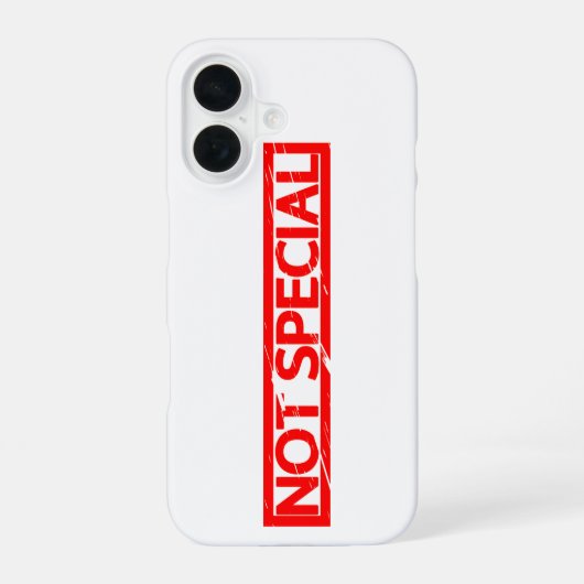 Coque iPhone 16 Timbre non spécial (Verso)