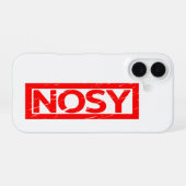 Coque iPhone 16 Timbre Nosy (Verso Horizontal)