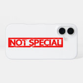 Coque iPhone 16 Timbre pas spécial (Verso Horizontal)