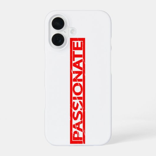 Coque iPhone 16 Timbre passionné (Verso)