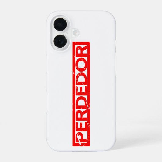 Coque iPhone 16 Timbre Perdedor (Verso)