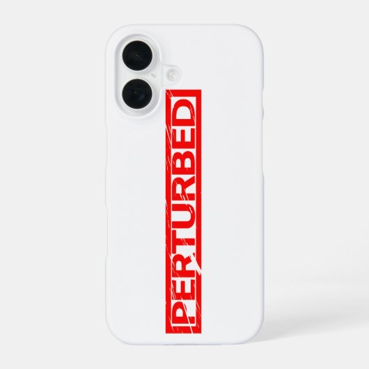 Coque iPhone 16 Timbre Perturbé (Verso)