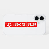 Coque iPhone 16 Timbre phénoménal (Verso Horizontal)