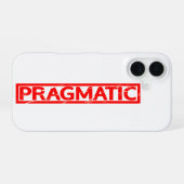 Coque iPhone 16 Timbre Pragmatique (Verso Horizontal)