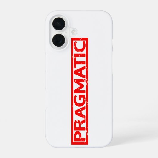 Coque iPhone 16 Timbre Pragmatique (Verso)