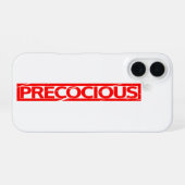 Coque iPhone 16 Timbre précoce (Verso Horizontal)
