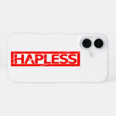 Coque iPhone 16 Timbre sans âme (Verso Horizontal)