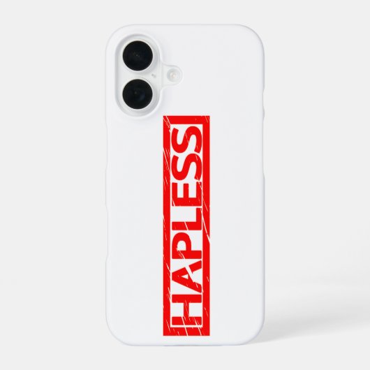 Coque iPhone 16 Timbre sans âme (Verso)