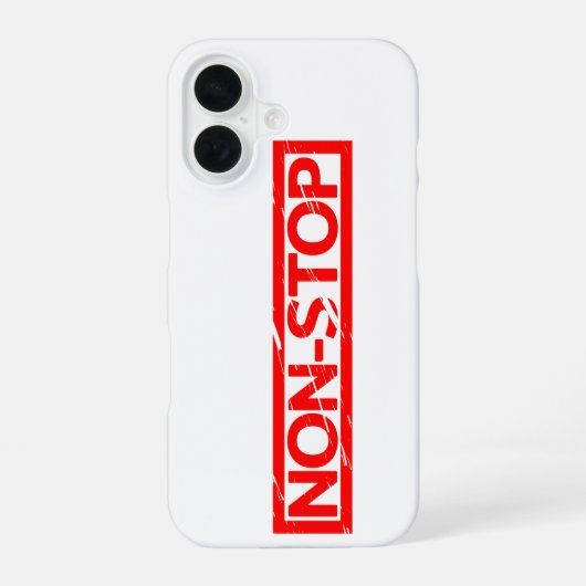 Coque iPhone 16 Timbre sans arrêt (Verso)