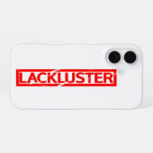 Coque iPhone 16 Timbre terne (Verso Horizontal)