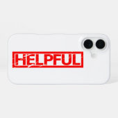 Coque iPhone 16 Timbre utile (Verso Horizontal)