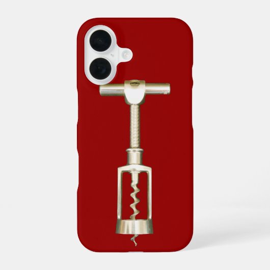 Coque iPhone 16 Tire-bouchon (Verso)