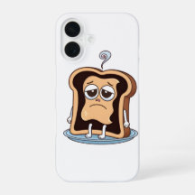 Toast brûlé avec crise existentielle