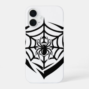 Coque iPhone 16 Toile d'araignée gothique