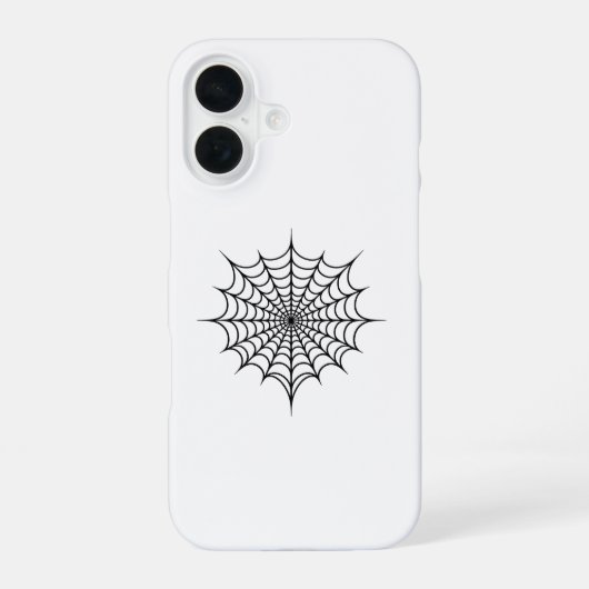 Coque iPhone 16 Toile noire (Verso)