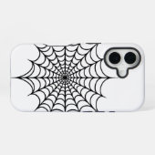 Coque iPhone 16 Toile noire (Verso Horizontal)