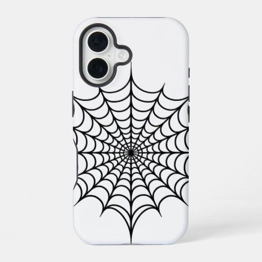 Coque iPhone 16 Toile noire (Verso)
