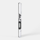 Coque iPhone 16 Toile noire (Côté droit)