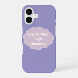 Coque iPhone 16 Tons de crème et de lilas pâle art IA