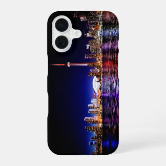Coque iPhone 16 Toronto Skyline après le coucher du soleil
