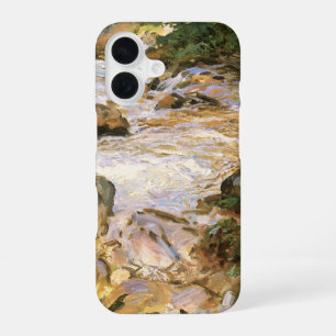 Coque iPhone 16 Torrent de truite dans le Tyrol par John Singer Sa