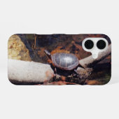 Coque iPhone 16 Tortue heureuse (Verso Horizontal)