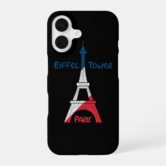 Coque iPhone 16 Tour Eiffel (Verso)