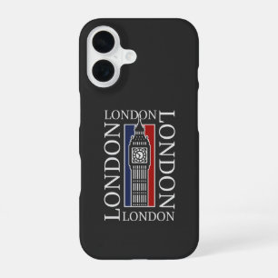 Coque iPhone 16 Tour horloge emblématique célèbre Big Ben Londres