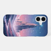 Coque iPhone 16 Tour Magique Vintage Pixel-Arcade (Verso Horizontal)