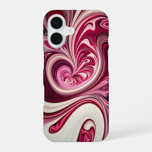 Coque iPhone 16 Tourbillon Rose (Verso)
