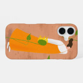 Coque iPhone 16 Tournesol & fille (Verso Horizontal)