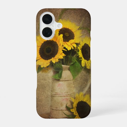 Coque iPhone 16 Tournesols (Verso)