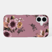 Coque iPhone 16 Tournesols Boho (Verso Horizontal)