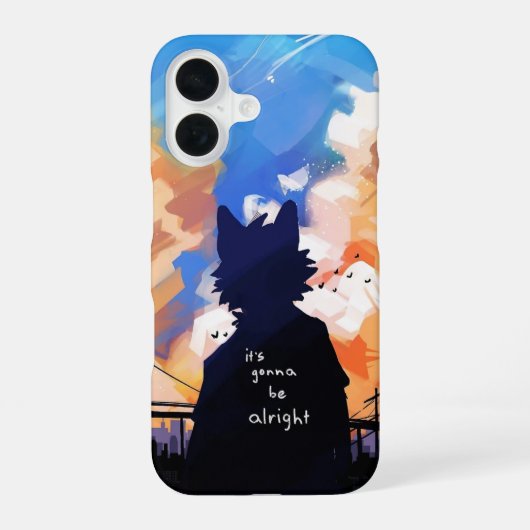 Coque iPhone 16 Tout va bien se passer C (Verso)