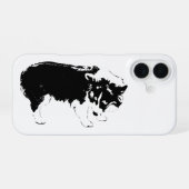 Coque iPhone 16 Traceur de la chandelle (Verso Horizontal)