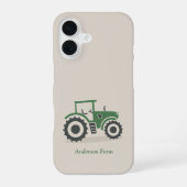 Coque iPhone 16 Tracteur agricole (Verso)