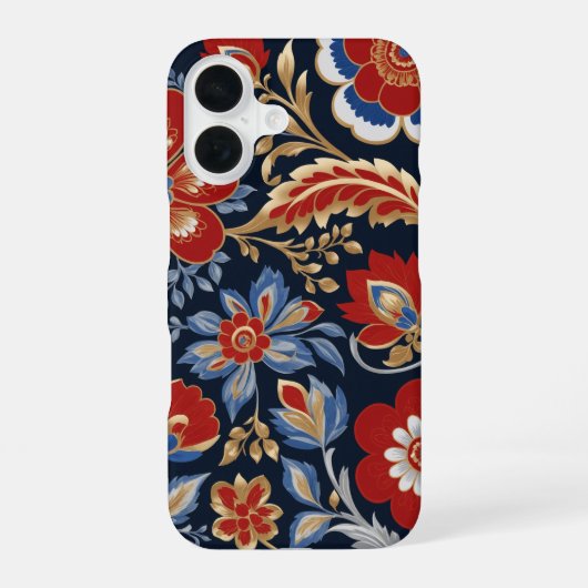 Coque iPhone 16 Tradition populaire russe (Verso)