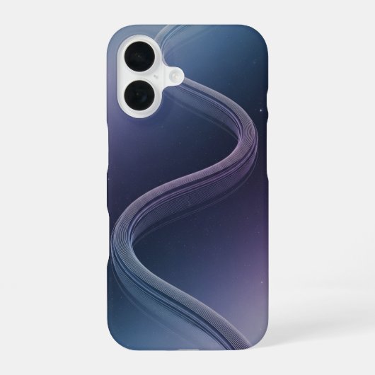 Coque iPhone 16 Trajectoire Galactique Vintage (Verso)