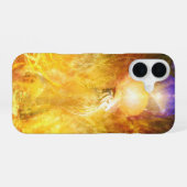 Coque iPhone 16 TRANSMUTATION D'Oiseaux De Feu Phoenix (Verso Horizontal)