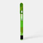 Coque iPhone 16 Trèfles verts, Trèfles chanceux, Votre nom (Côté gauche)