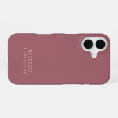 Coque iPhone 16 Trend Rose Dust Gold Creative Unique Classique (Verso Horizontal)