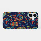 Coque iPhone 16 Tribal Patterns (Verso Horizontal)