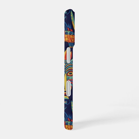 Coque iPhone 16 Tribal Patterns (Côté droit)