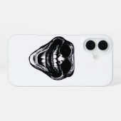 Coque iPhone 16 trollface (Verso Horizontal)