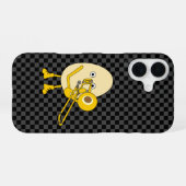 Coque iPhone 16 Trombone Egghead (Verso Horizontal)