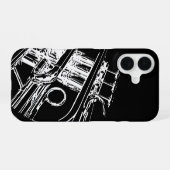 Coque iPhone 16 Trompette (Verso Horizontal)