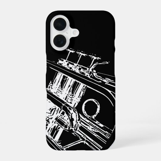 Coque iPhone 16 Trompette (Verso)