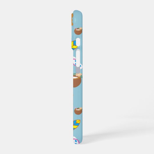 Coque iPhone 16 Tropical Summer Vibes Pattern Phone Case (Côté gauche)